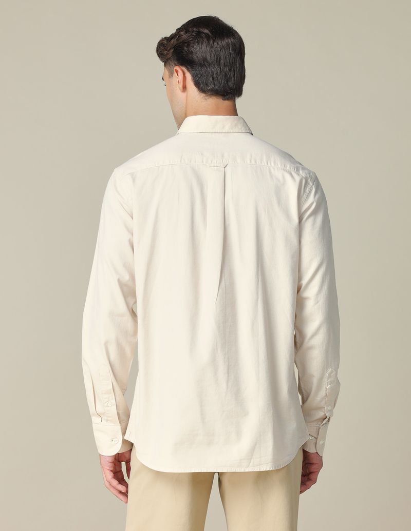 U.S. POLO ASSN. Men Tailored Fit Solid Spread Collar Casual Shirt - Image 7
