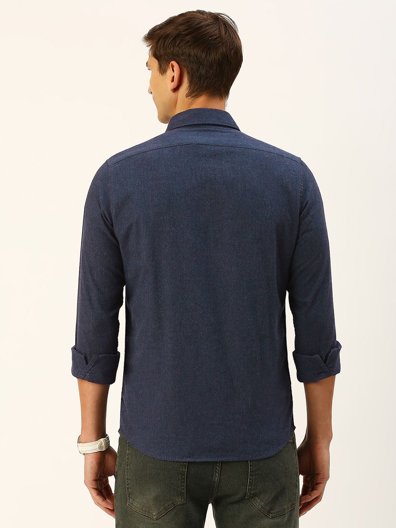Thomas Scott Men Slim Fit Spread Collar Casual Shirt - Image 4