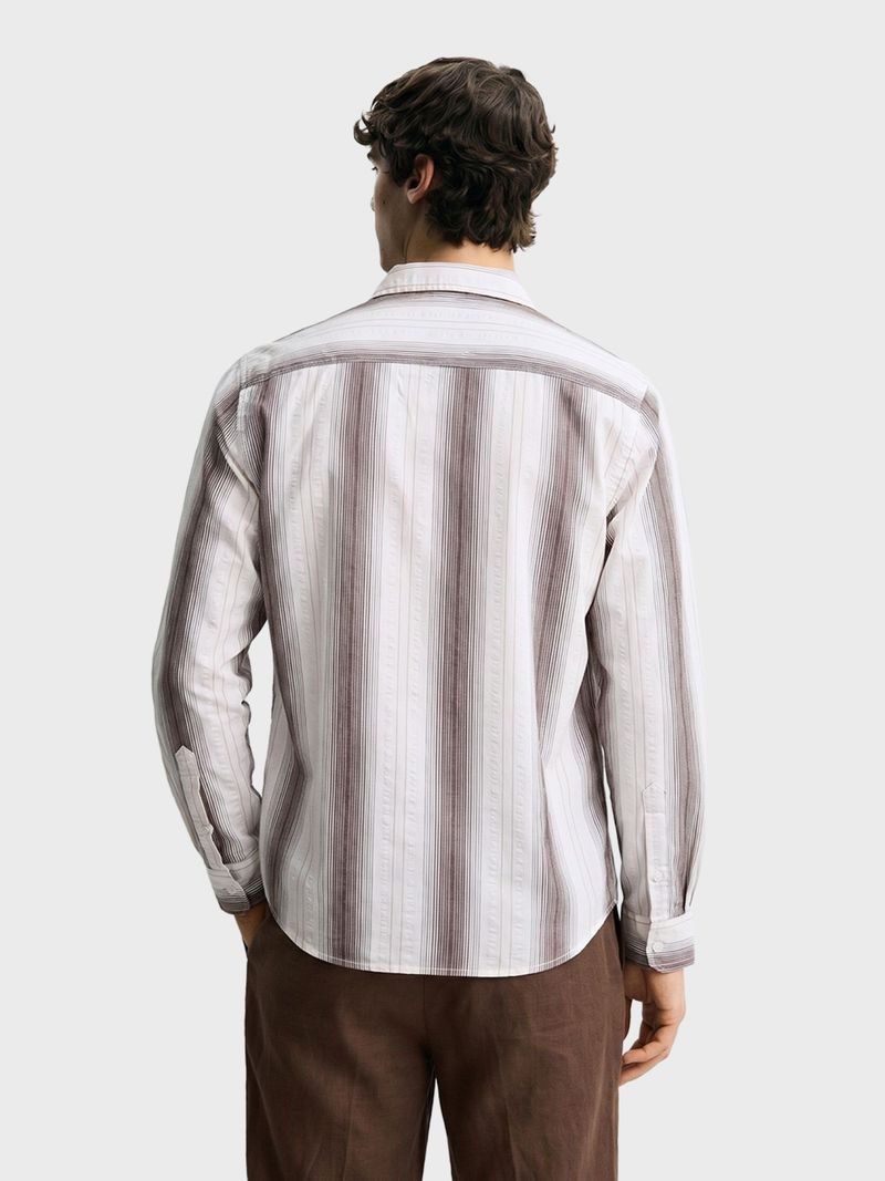 The Indian Garage Co. Men Regular Fit Striped Shirt - Image 4