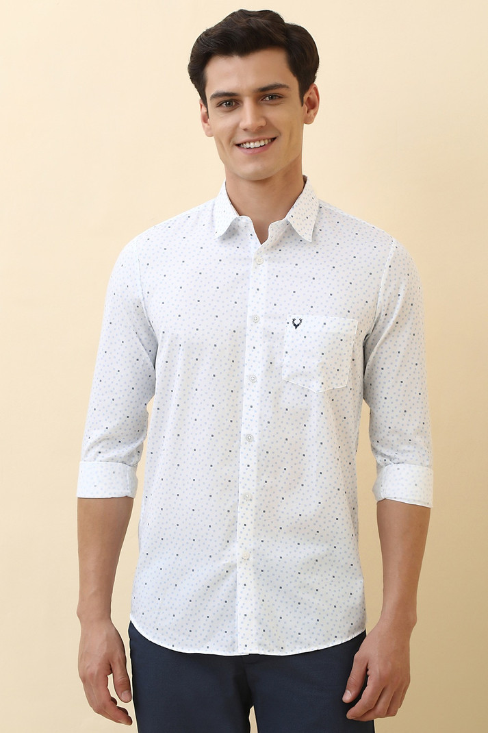 Allen Solly Men Slim Fit Printed Casual Shirt