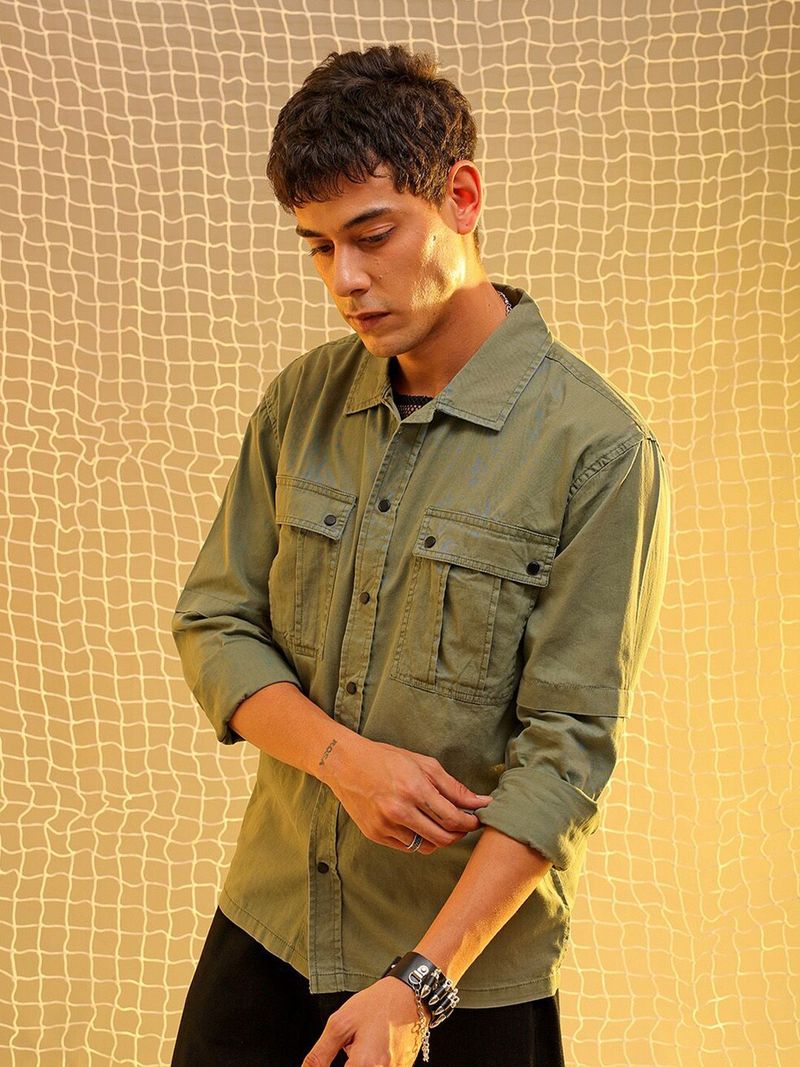 The Indian Garage Co. Men Regular Fit Casual Shirt - Image 5