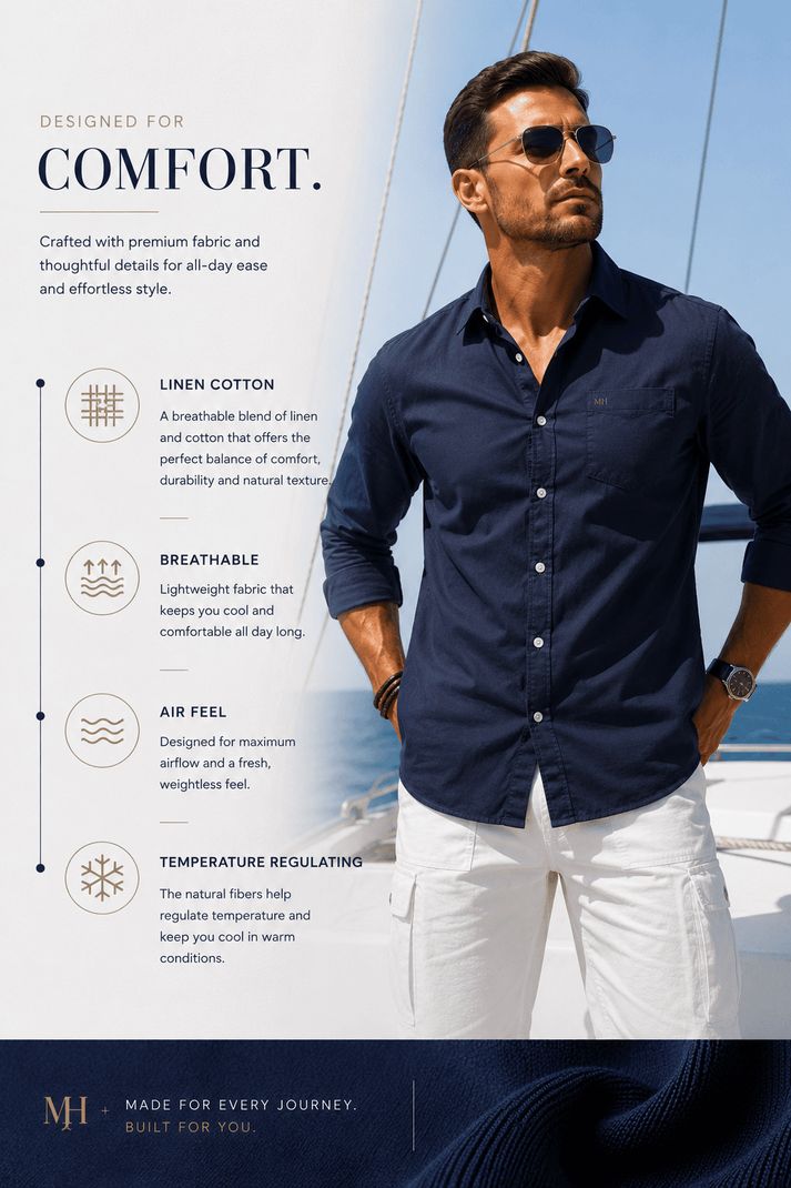Mast & Harbour Men Regular Fit Solid Spread Collar Shirt - Image 6