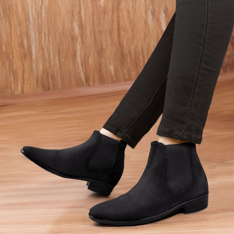 YUVRATO BAXI 9 CM Black Ankle Boot - Image 6