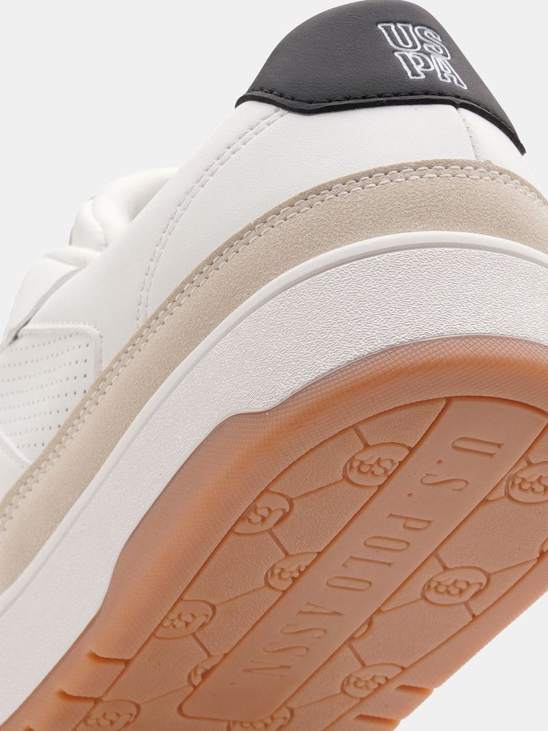U.S. POLO ASSN. Men's White Sneakers (Size 8) - Image 6
