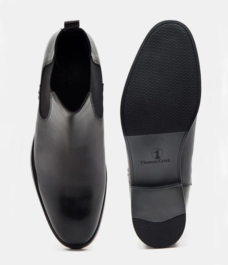 Thomas Crick Men's Leather Chelsea Boots - Image 6