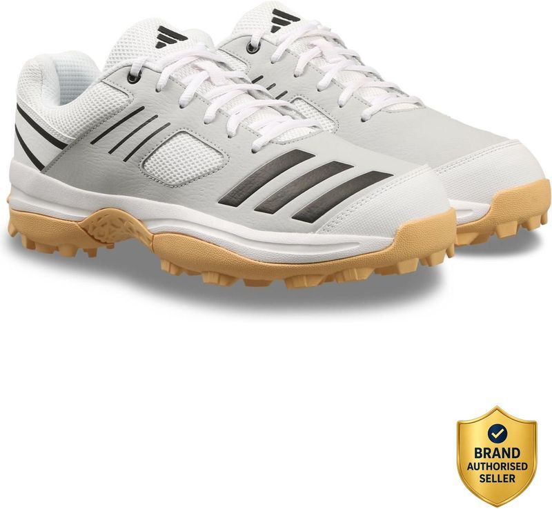 adidas CRIHASE 2.0 Cricket Shoes (White, UK 7) - Image 5