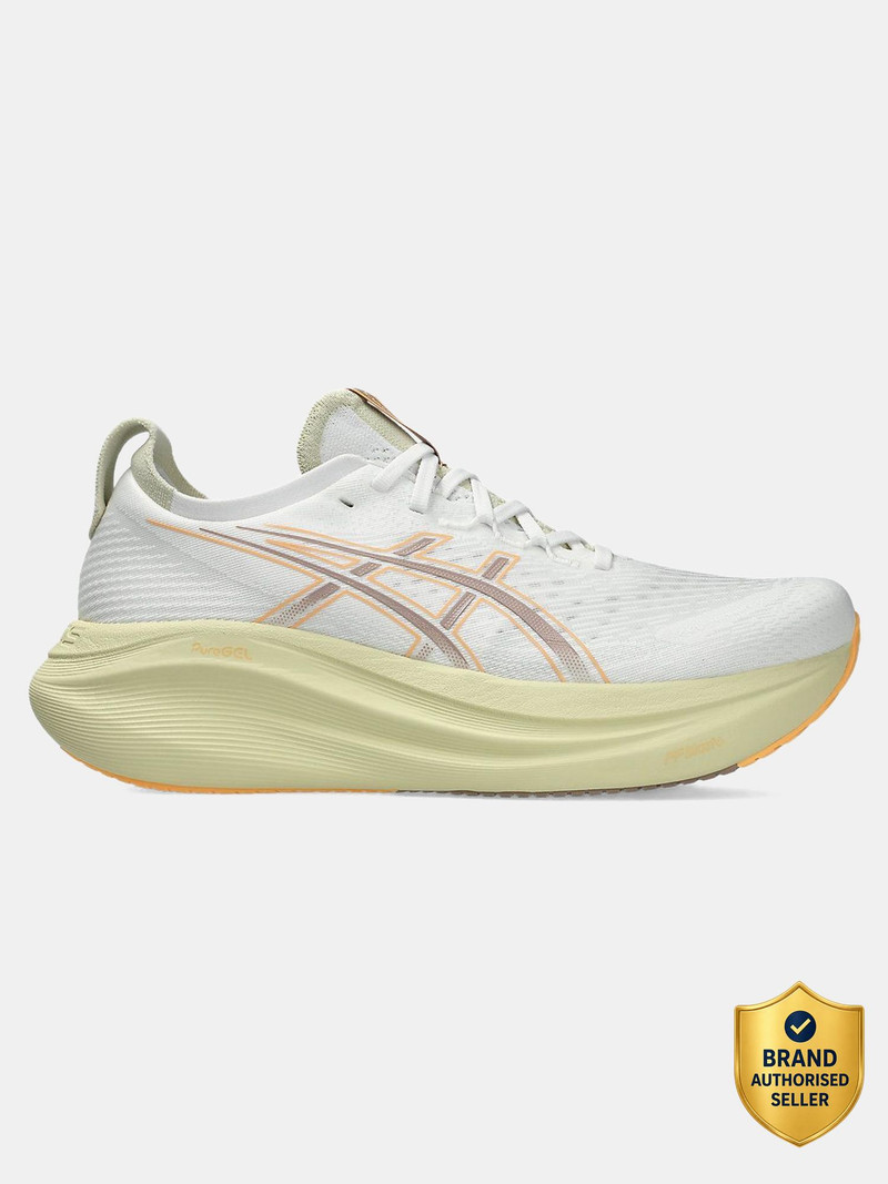 Asics GEL-NIMBUS 27 Running Shoes For Men White , 11
