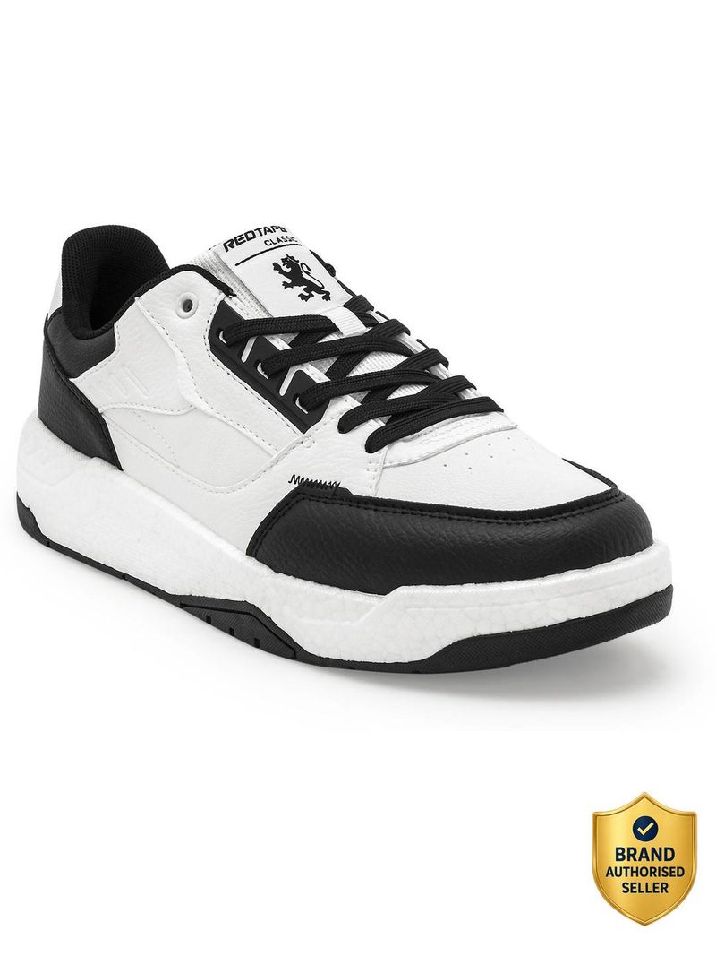 RED TAPE ETPU Casual Sneaker Shoes for Men | Elegantly Rounded Front, Soothing Insole Sneakers For Men (White, Black , 10) - Image 2