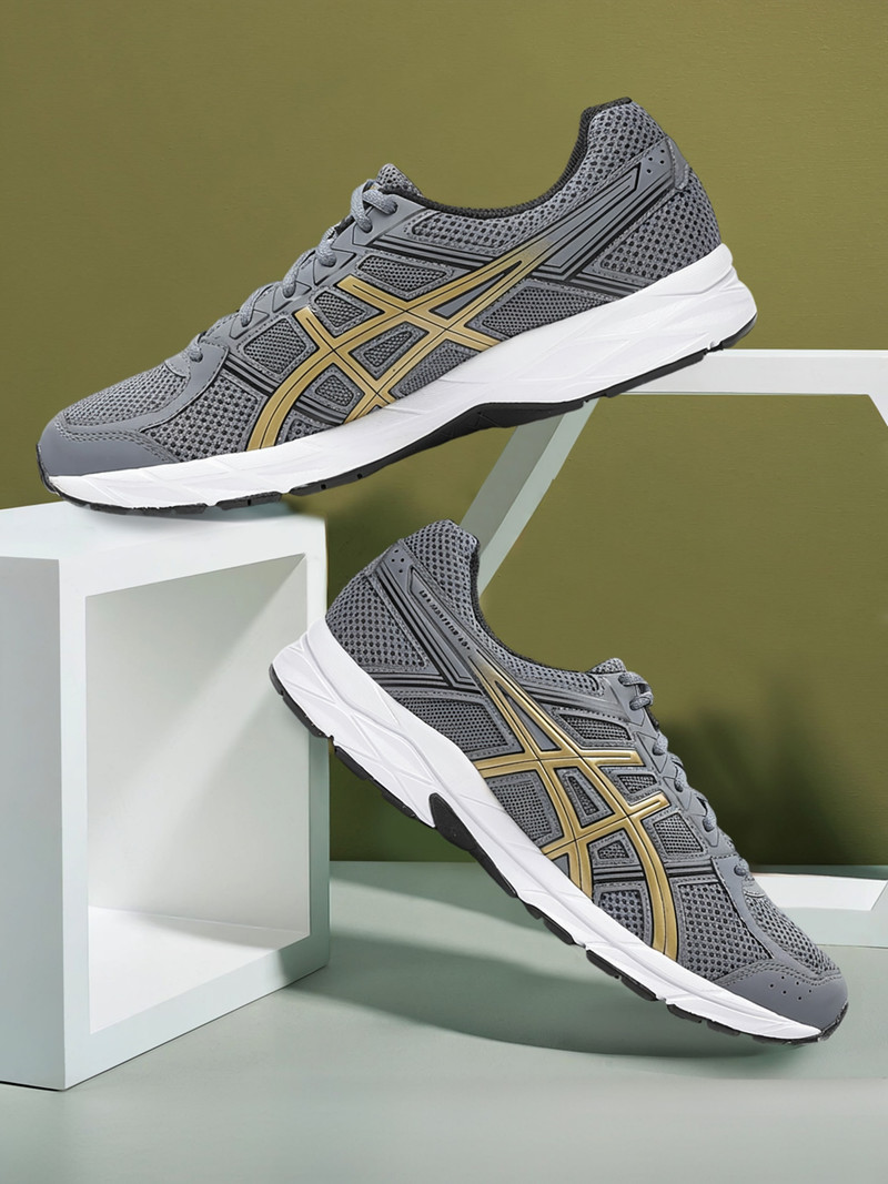 asicsAsics GEL-CONTEND 4B+ Casuals For Men (Grey , 9)