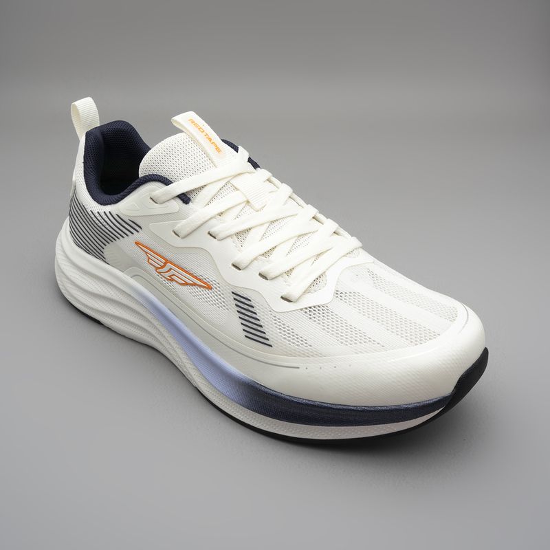 RED TAPE Walking Shoes For Men (Off White, Navy , 9) - Image 3