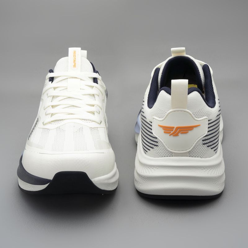 RED TAPE Walking Shoes For Men (Off White, Navy , 9) - Image 5