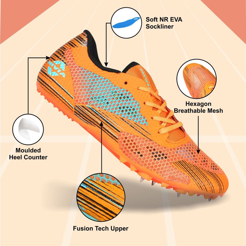 NIVIA TF-100 Track & Field Running Shoes For Men - Image 5
