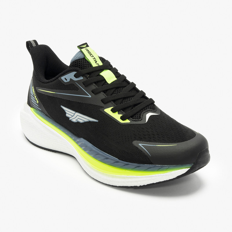 RED TAPE Athleisure Sports Shoes for Men | Soft Cushioned Insole, Slip-Resistance Walking Shoes For Men (Black, White , 7)