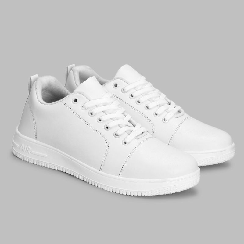 BLANCCY Sneakers for Men, White, Size 9 - Image 4