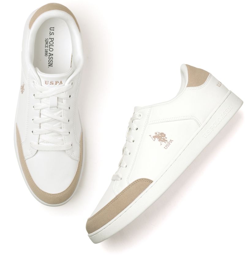 U.S. POLO ASSN. VANCER 2.0 White Sneakers (Size 10) - Image 2