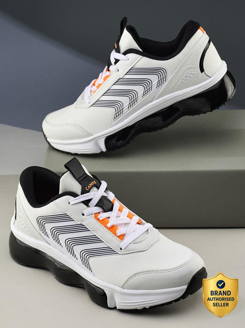 CAMPUS RAGE Running Shoes For Men (White , 7)