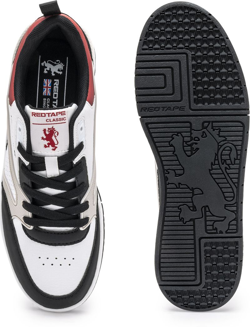RED TAPE Men's Casual Sneakers (Red) - Image 6