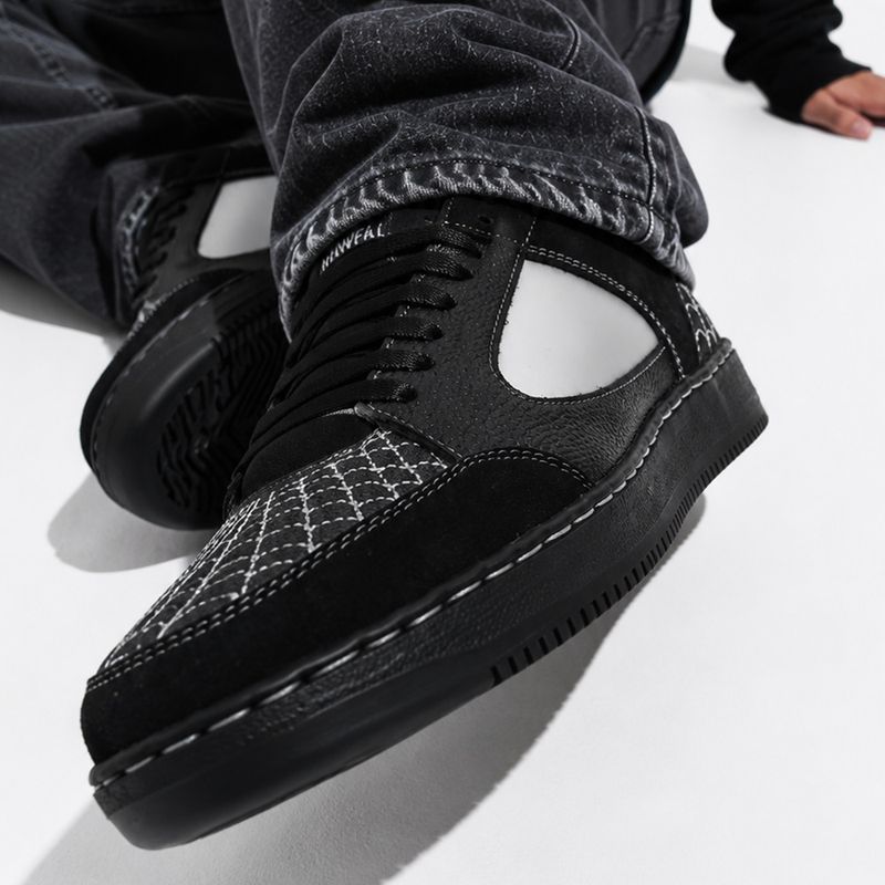 Nawfals Black Spidy Limited Edition Sneakers - Image 4