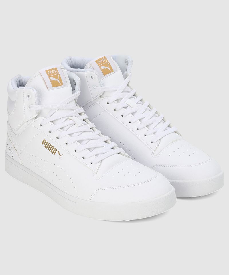 PUMA Shuffle Mid Better V2 Sneakers (White, UK 9) - Image 3