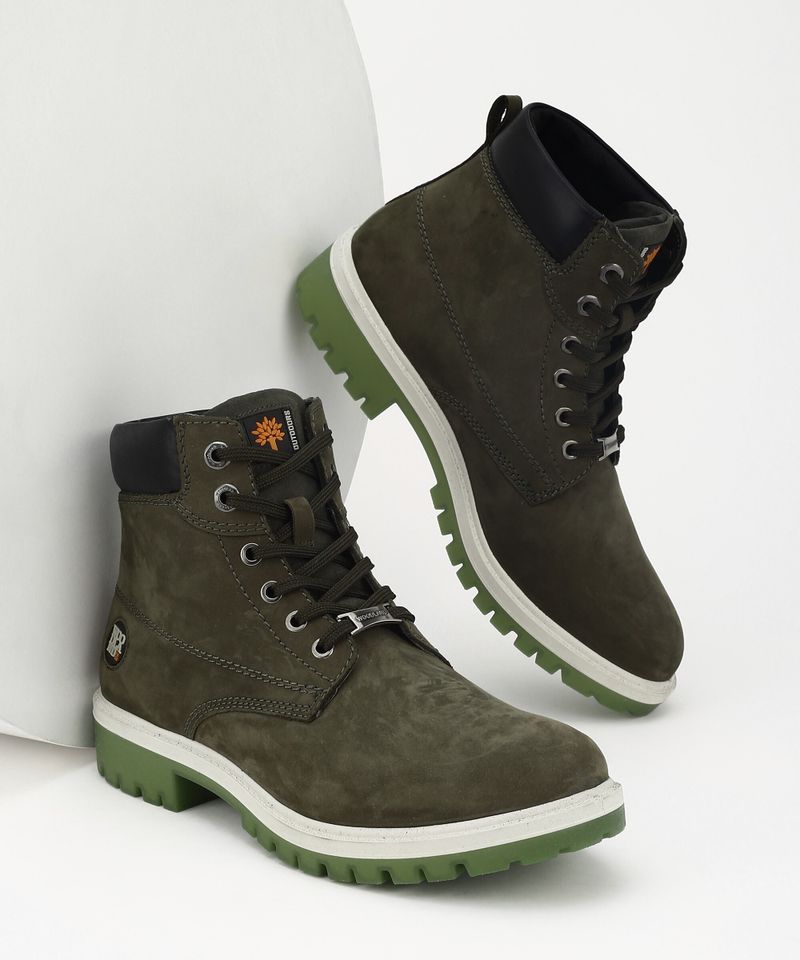WOODLAND Men's High Ankle Boots - Image 4