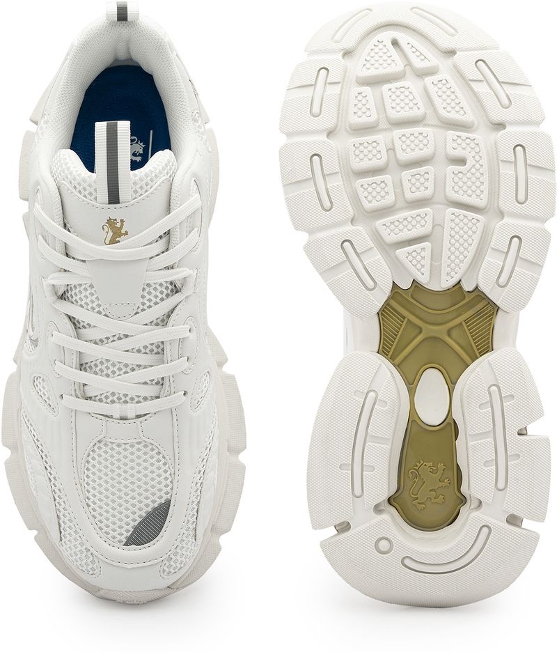 Red Tape Off White Casual Sneakers for Men (Size 8) - Image 6