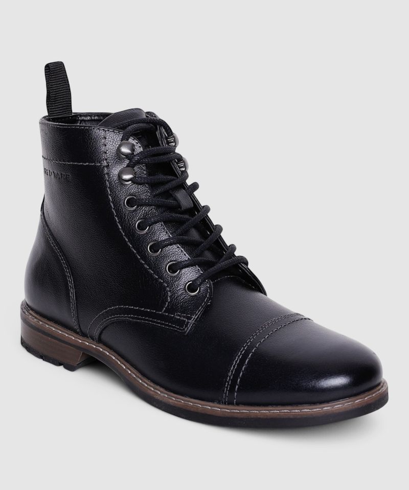 RED TAPE Men's Ankle Length Boots (Black, UK 10) - Image 7