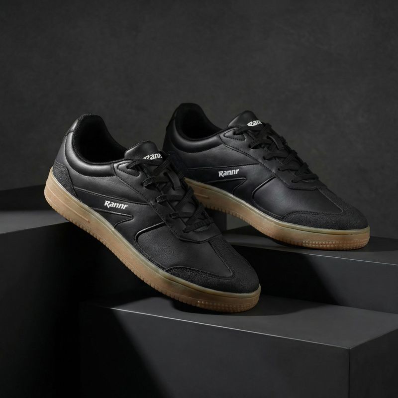 Rannr Sneakers for Men, Black, Size 8 - Image 5