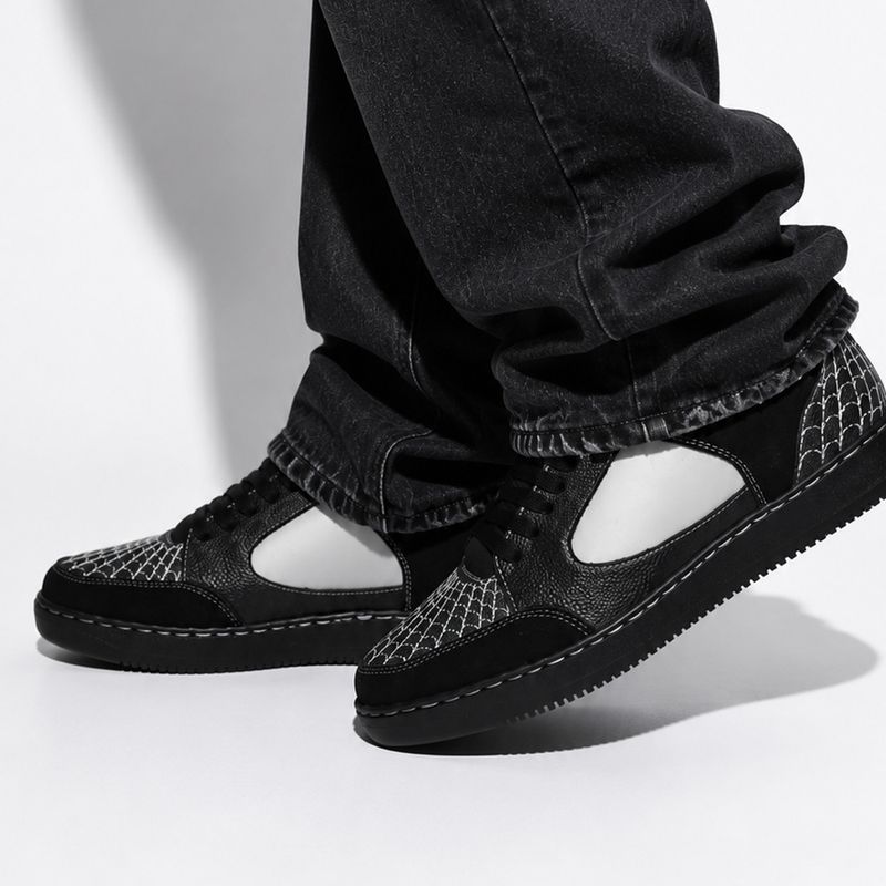 Nawfals Black Spidy Limited Edition Sneakers - Image 2