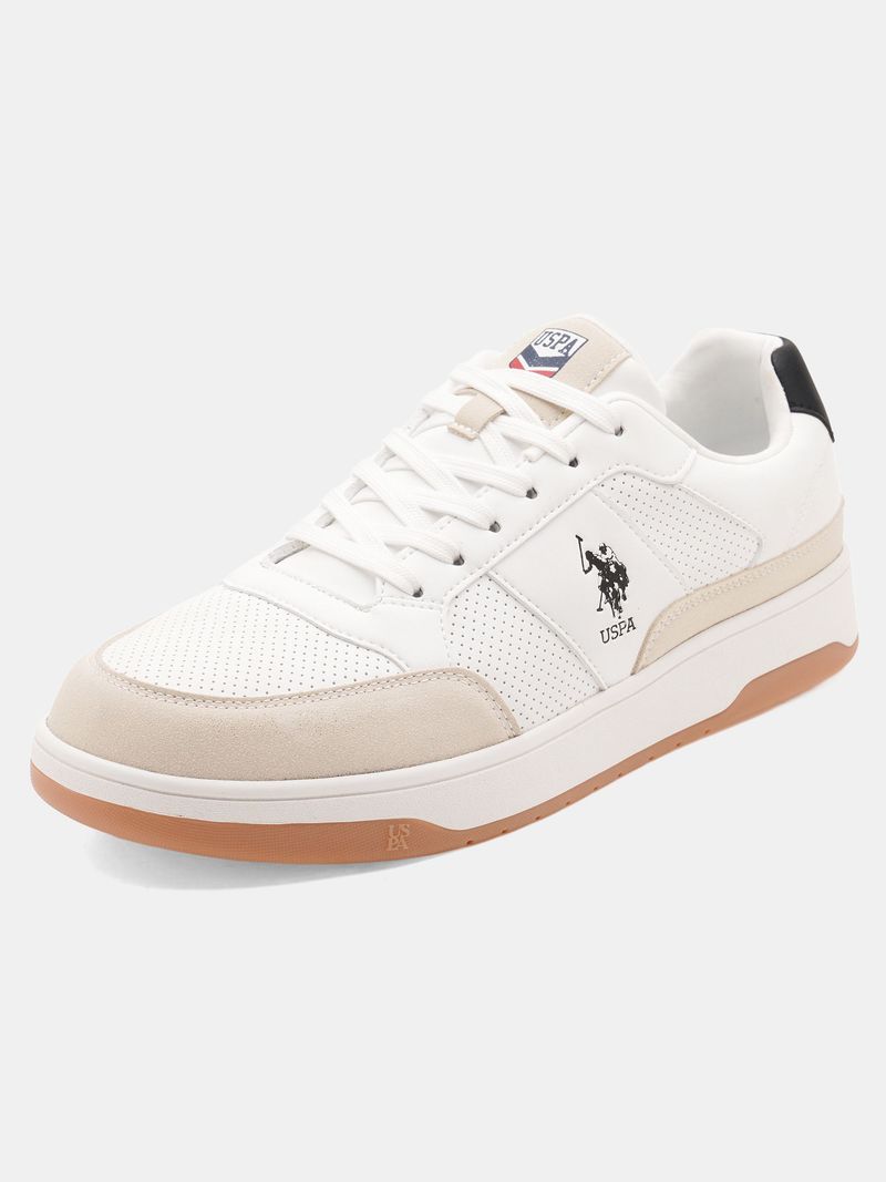 U.S. POLO ASSN. Men's White Sneakers (Size 8) - Image 5
