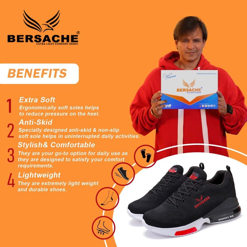 BERSACHE Men's Extra Comfort Casual Sneakers - Image 5
