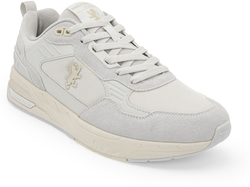 RED TAPE Casual Sneaker Shoes for Men | Elegantly Rounded Front, Soothing Insole Sneakers For Men Grey, Off White , 8