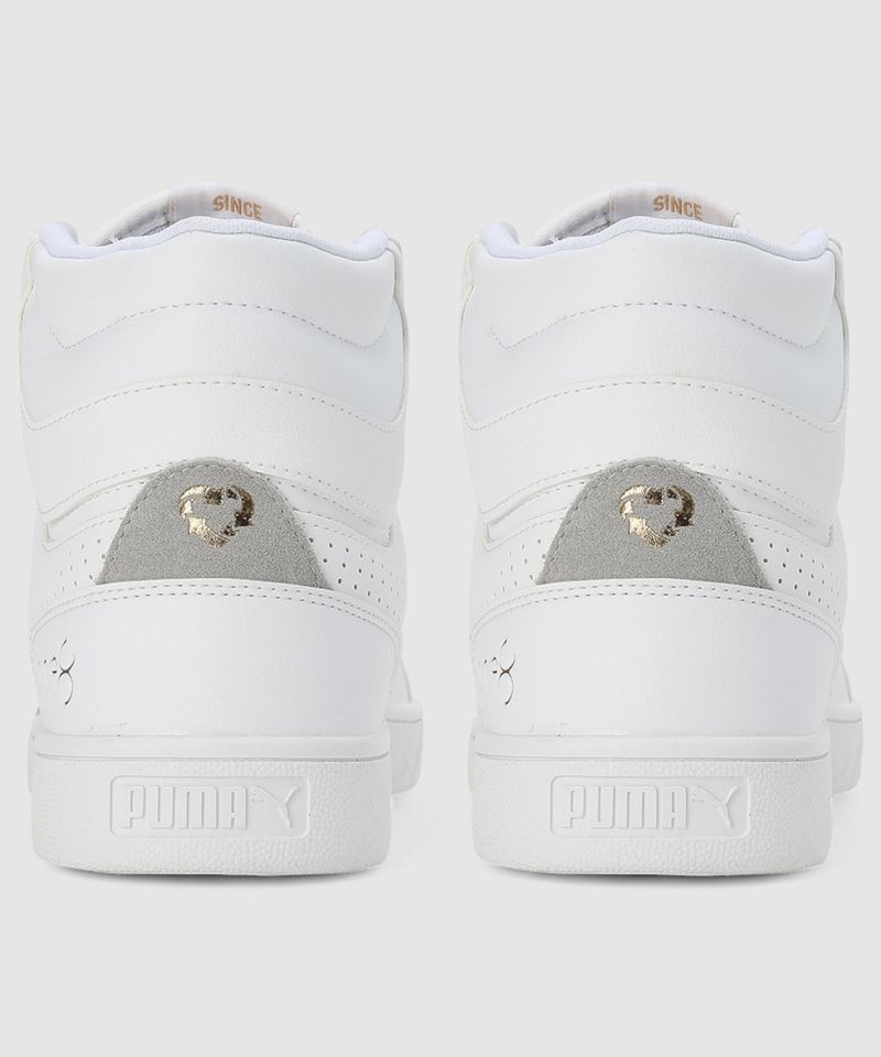PUMA Shuffle Mid Better V2 Sneakers (White, UK 9) - Image 6