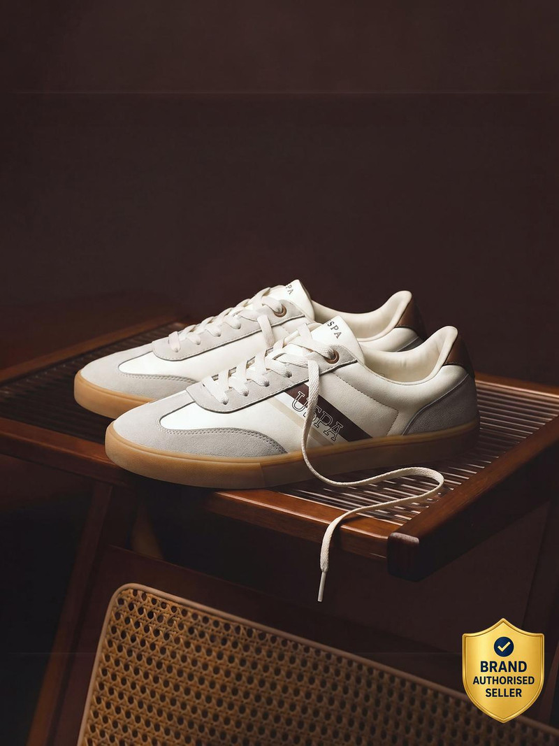 U.S. POLO ASSN. Sneakers For Men (Beige , 10)