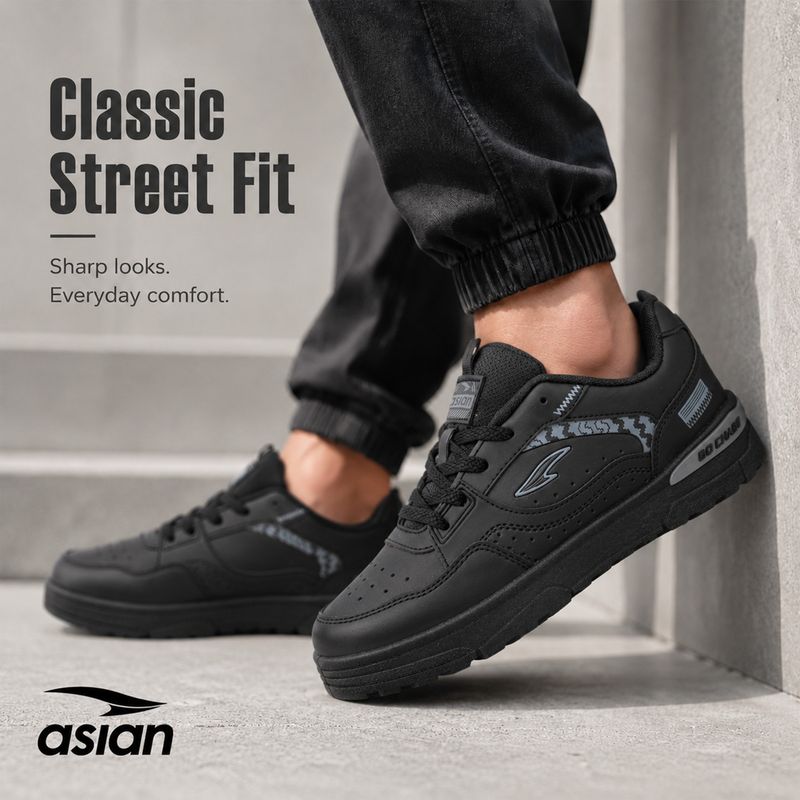 asian Kington-02 Men's Chunky Casual Sneakers - Image 4