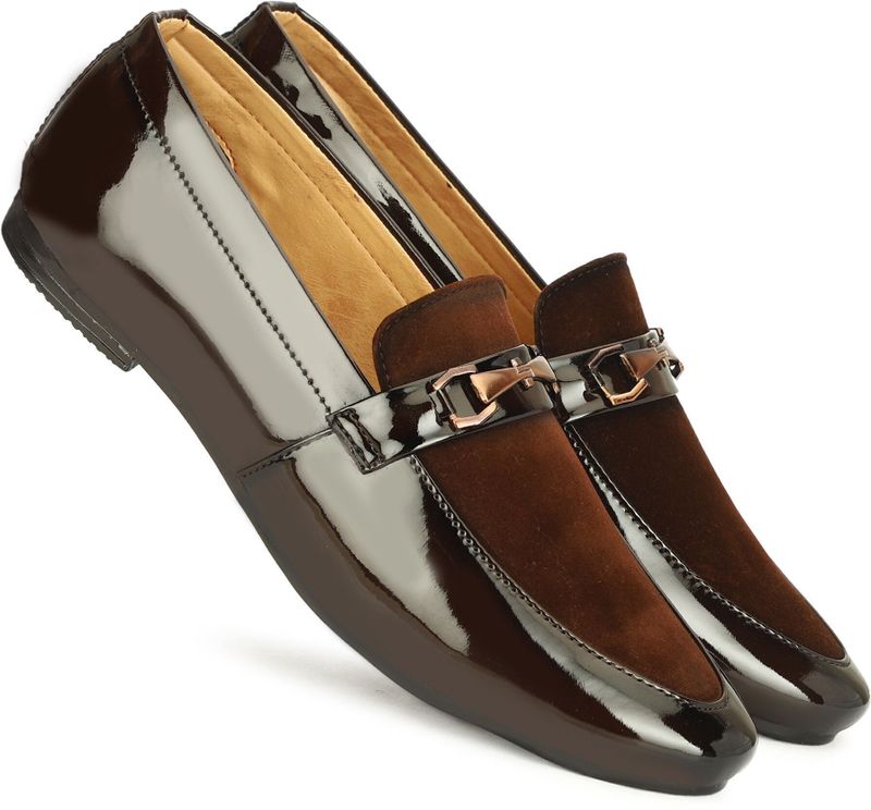 Von kiraro Casual Loafers for Men (Brown, Size 10) - Image 6