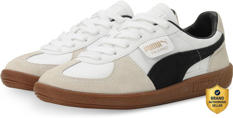 PUMA Palermo Lth Res Sneakers For Men White , 7