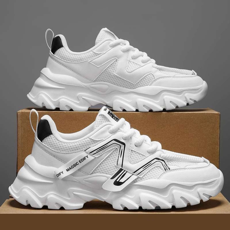 Tsia Solid Sneakers Unisex White 8 - Image 2
