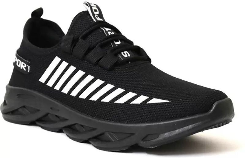 COOPERWINGS Running Shoes For Men (Black, 8) - Image 5