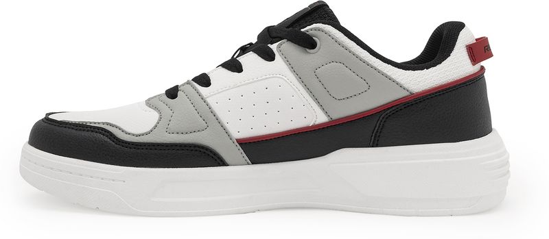 RED TAPE Low Cut Lifestyle Sneakers for Men in Black Red | Lifestyle Sneakers Sneakers For Men (Black , 7) - Image 4