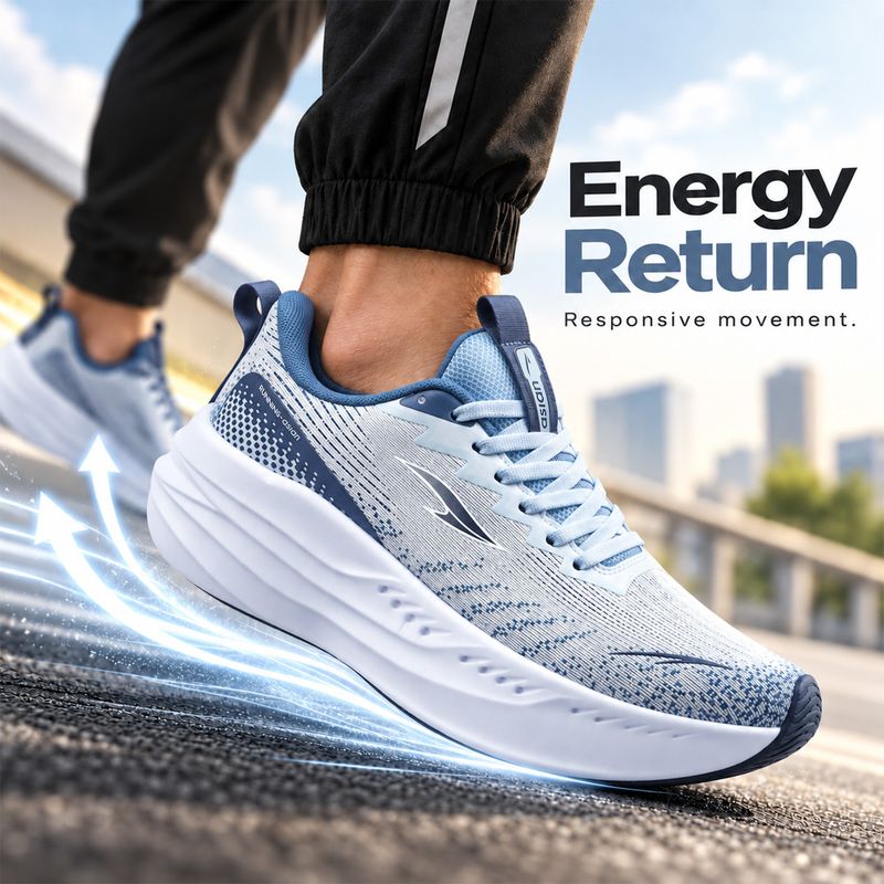 asian Aerofoam-02 Men's Running Shoes - Image 6