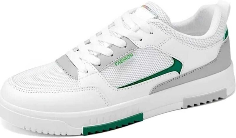 TANVEO Stylish Casual Sneakers for Men (White, UK 9) - Image 6