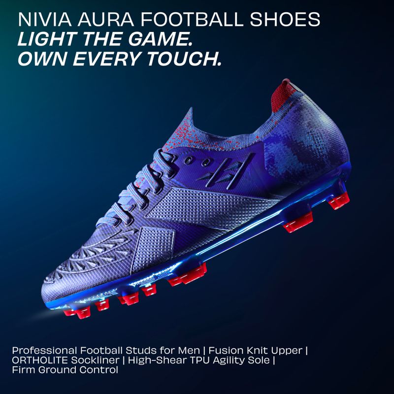 NIVIA Aura Football Studs Men's Shoes - Image 4