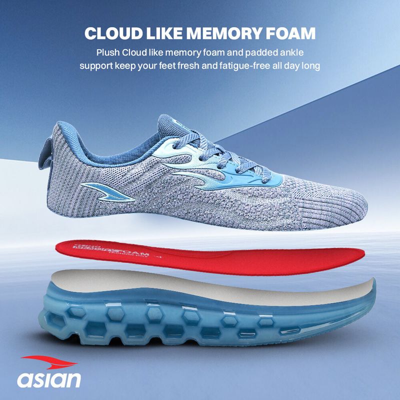 asian Powerplay-29 Men's Running Shoes - Image 5