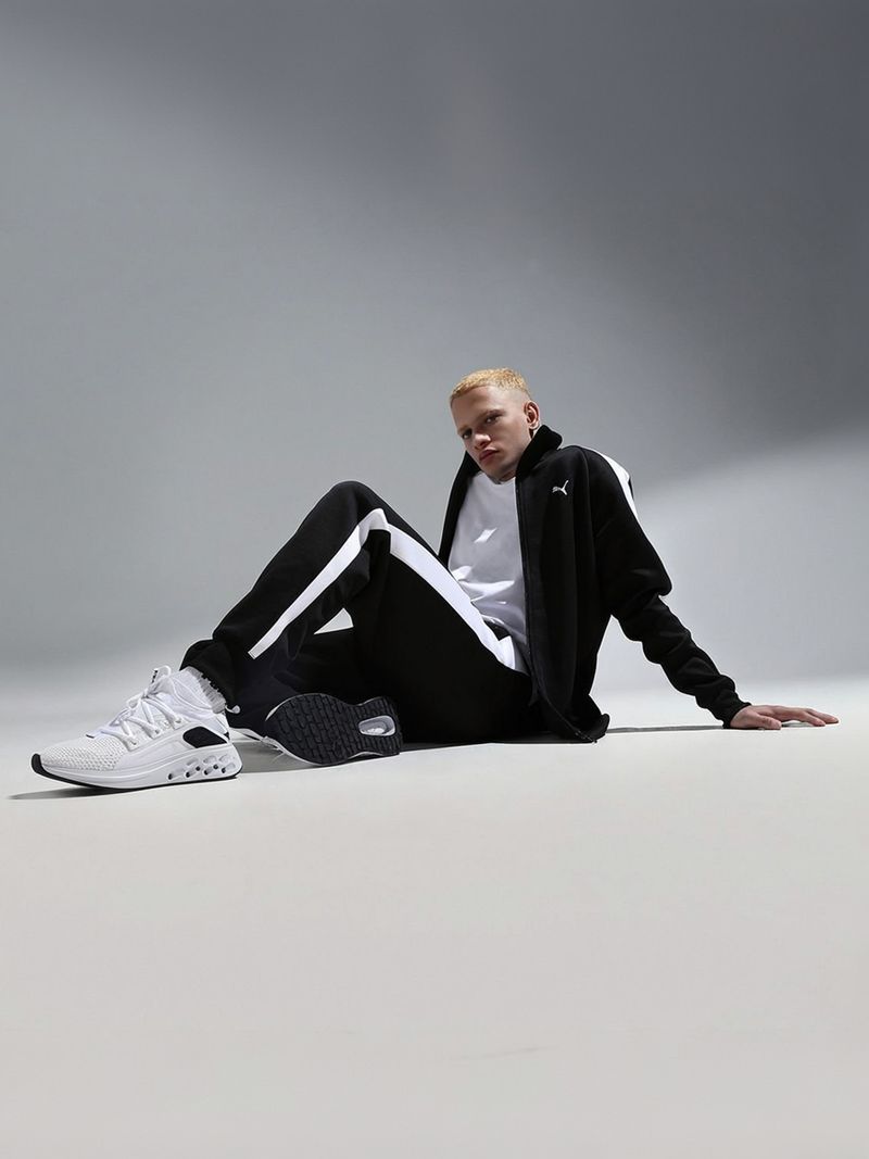 PUMA Softride Frequence Street Running Shoes (White, 9) - Image 3