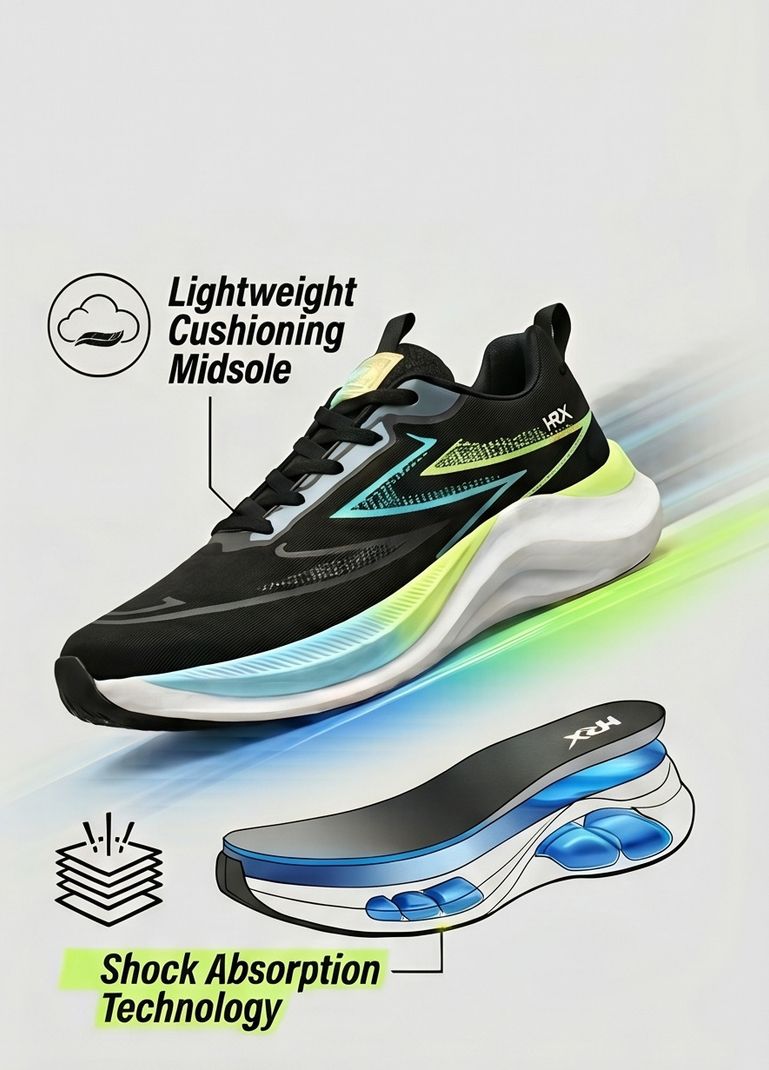 HRX by Hrithik Roshan Men's Running Shoes - Image 3