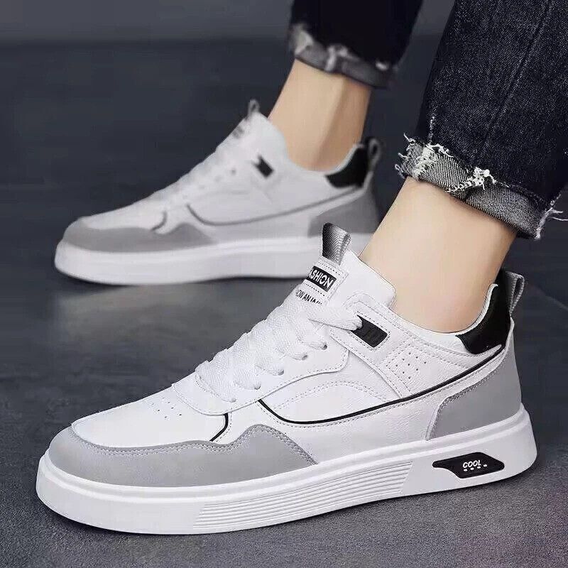 Echor ESGZWH03 Sneakers for Men (White, UK 10) - Image 5