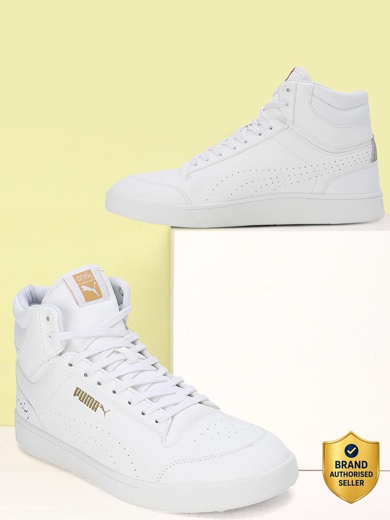 PUMA Shuffle Mid Better V2 Sneakers (White, UK 9) - Image 2