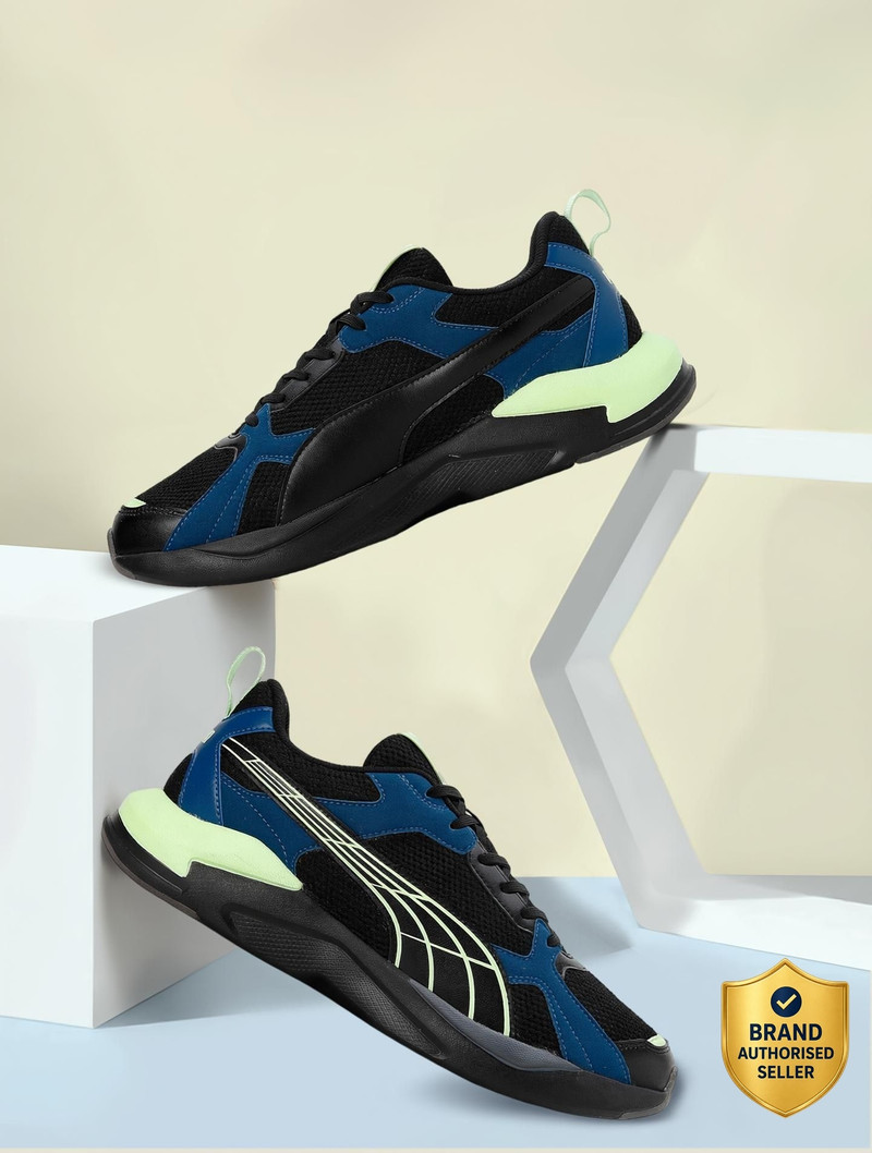 PUMA X-RAY GRILION Sneakers For Men Black, Blue, Green , 8