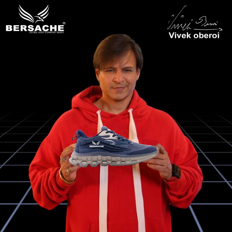 Bersache Blue Running Shoes for Men - Image 3