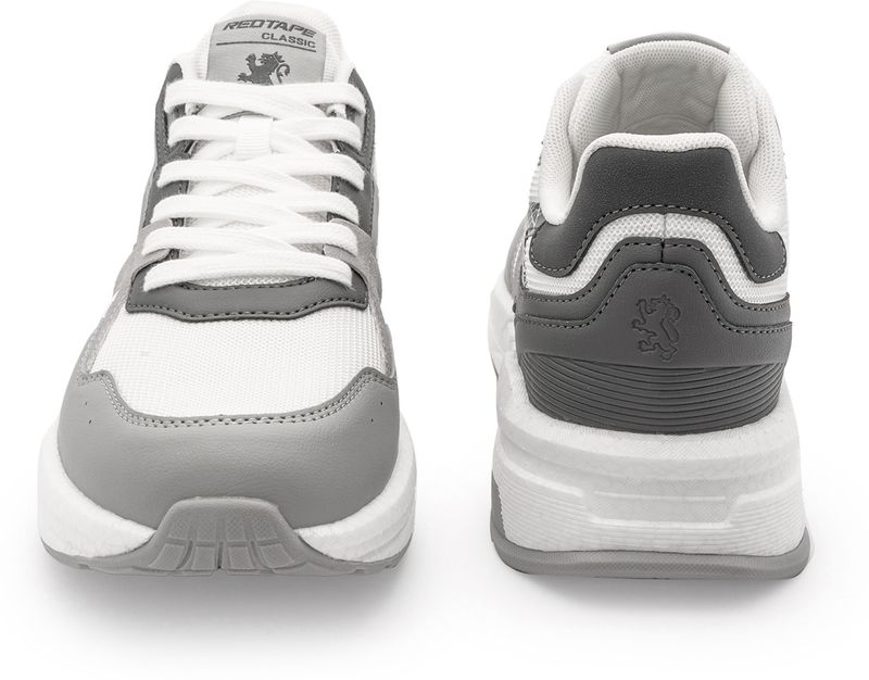 RED TAPE Men's Lifestyle Sneakers (White, Grey, Size 6) - Image 5